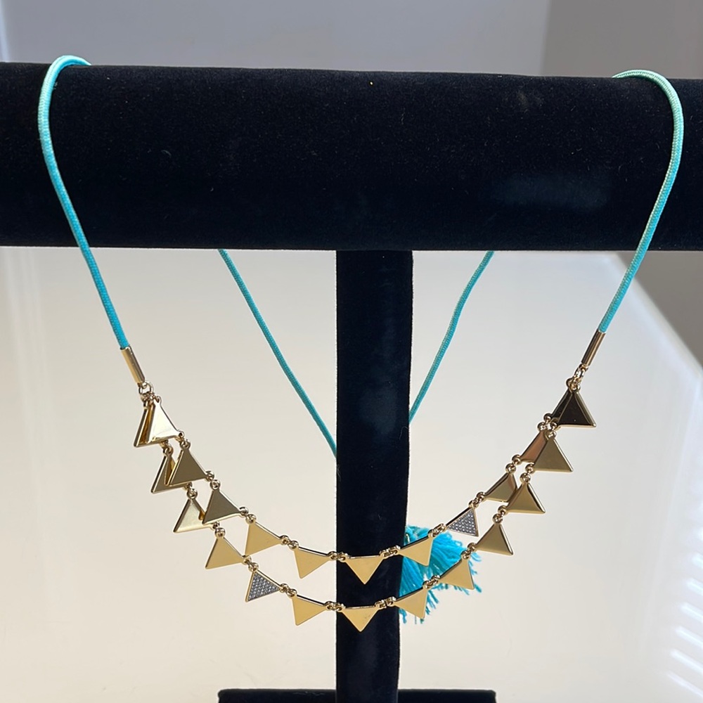 Gold & Green Necklace